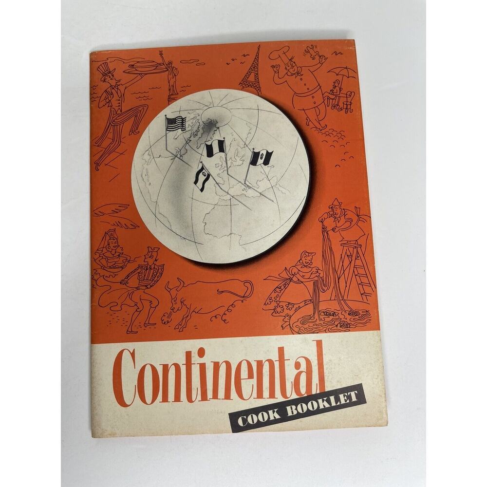 Continental Cook Booklet Pamphlet‎ USA Vintage Advertisement